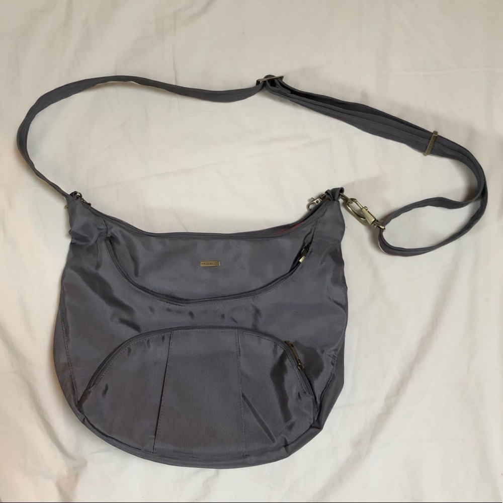 Travelon Grey Anti-Theft Crossbody Bag